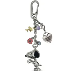 Брелок-талисман для ключей с цветком и сердцем X Peanuts