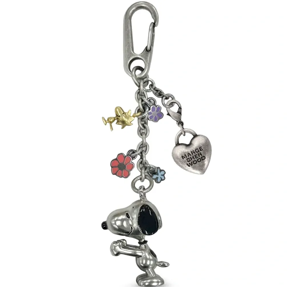 Брелок-талисман для ключей с цветком и сердцем X Peanuts