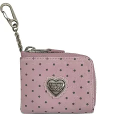 Кошелек из замши с горошком в форме сердец и принтом "Снупи" (коллаборация с Peanuts)