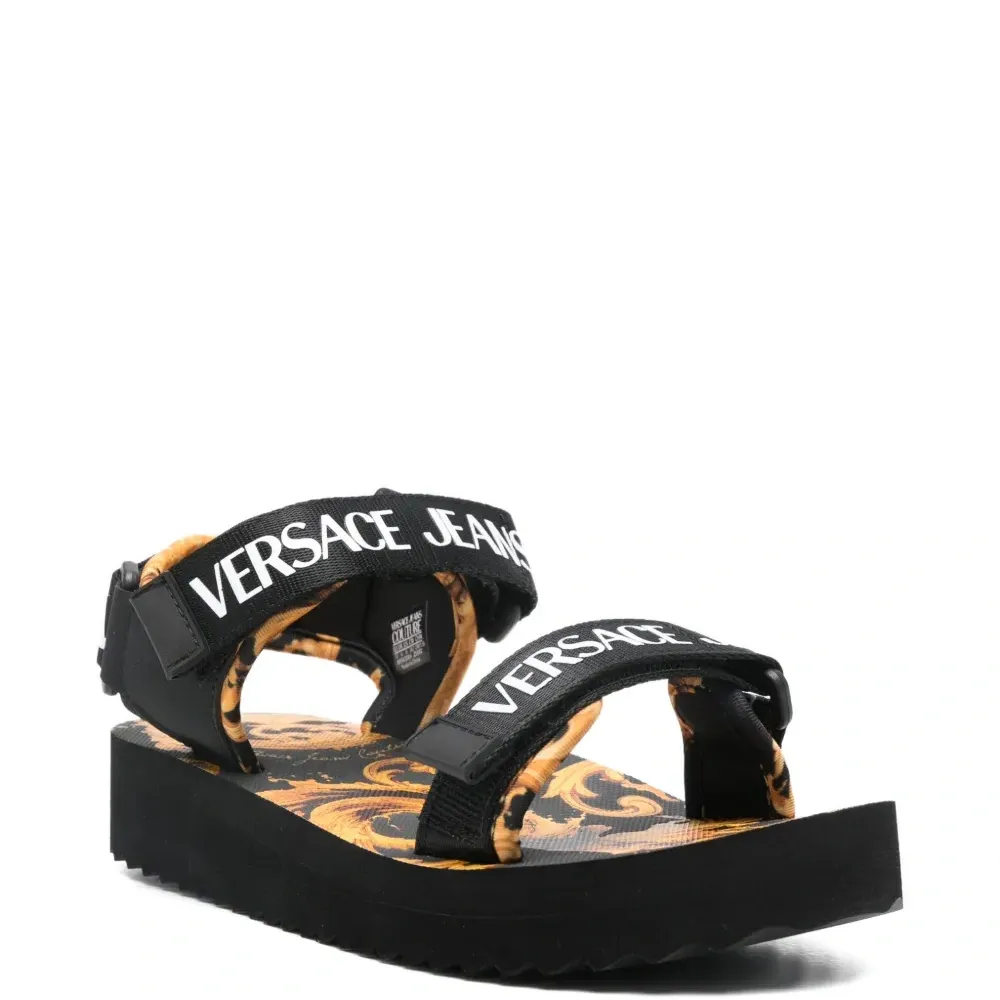 Сандалии с ремешком с логотипом