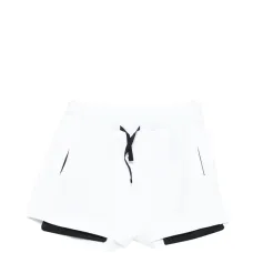 Шорты с кулиской и вставками