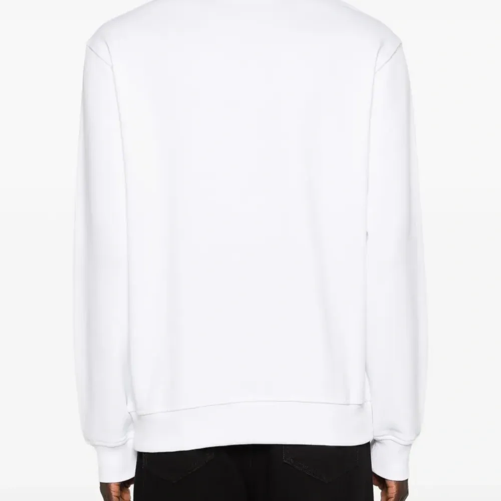 Свитшот с принтом и круглым вырезом