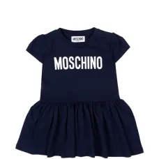 Платье с короткими рукавами и оборками