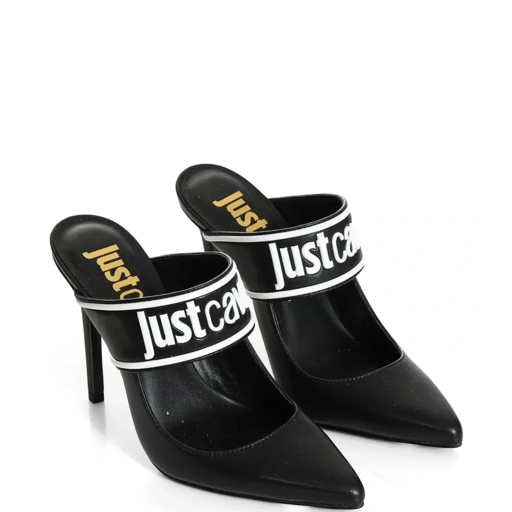 Мюли на каблуке с заострённым носком