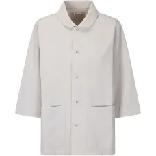 Жакет с карманами и воротником Питера Пэна