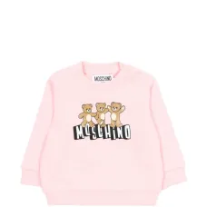 Свитшот с логотипом и отделкой в стиле "тедди" Свитшот с логотипом и отделкой в стиле "тедди"