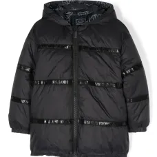 Двусторонний пуховик с логотипом Двусторонний пуховик с логотипом