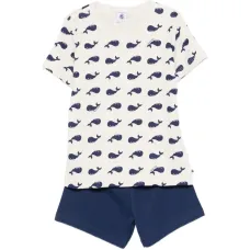 Пижама с принтом китов Пижама с принтом китов