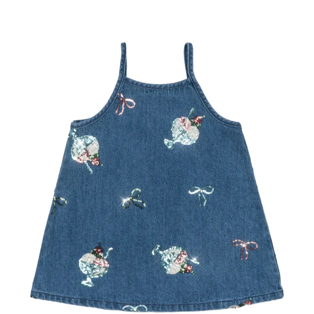 Платье А-силуэта с украшениями