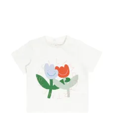 Футболка с цветочным принтом