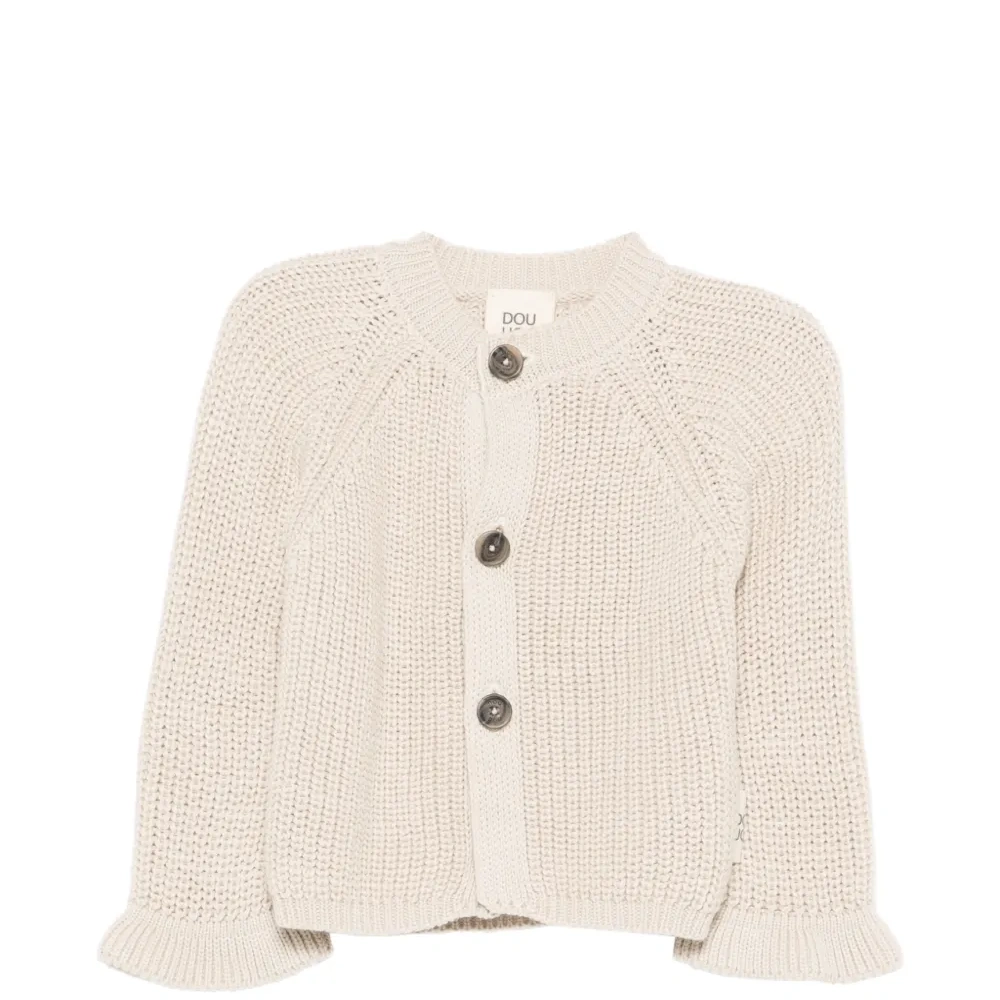 Кардиган с оборками