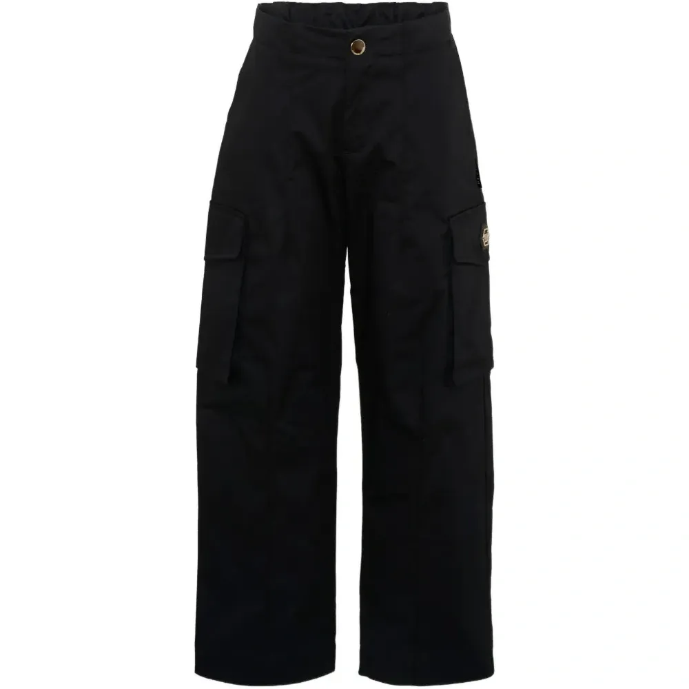 Брюки с накладными карманами