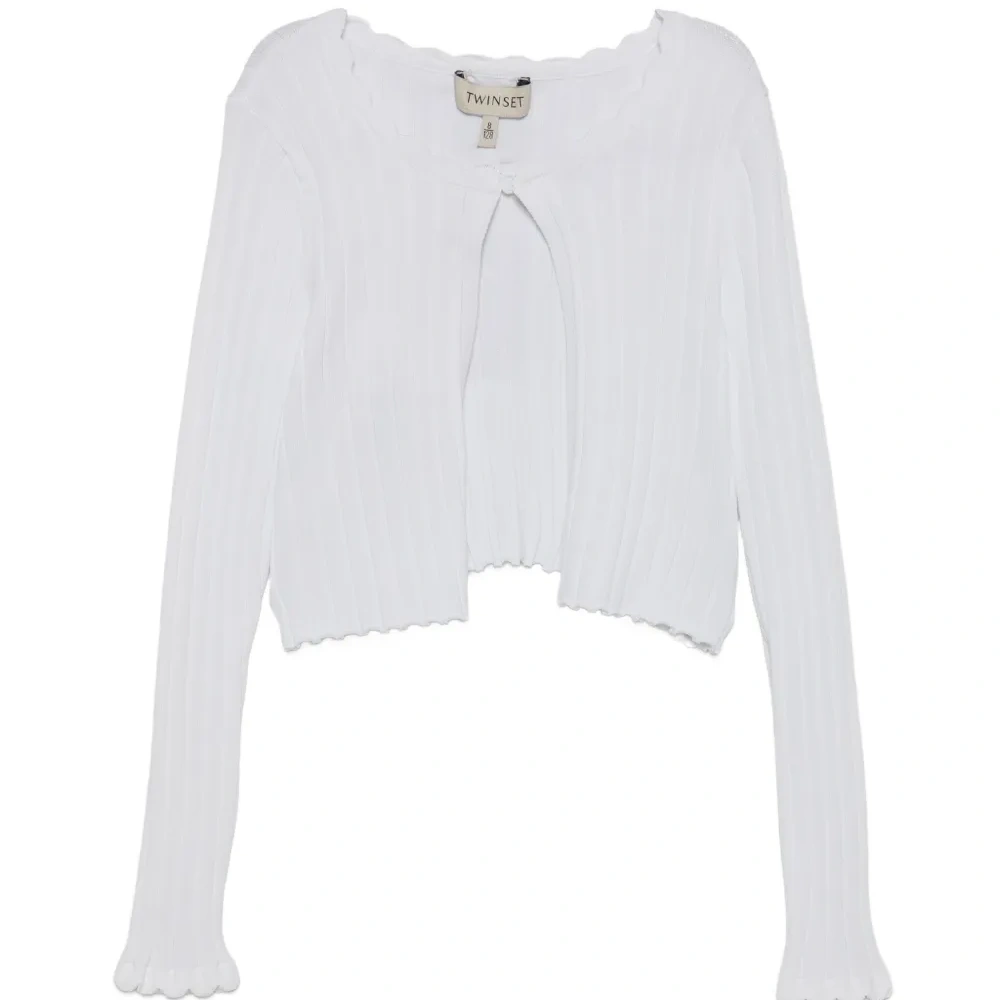 Кардиган с оборками