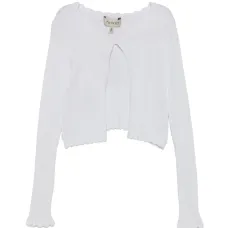 Кардиган с оборками