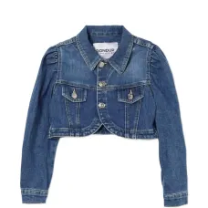 Укороченная джинсовая куртка