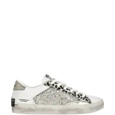 Потертые кеды с блестками и анималистичным принтом Потертые кеды с блестками и анималистичным принтом