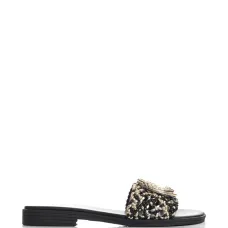 Сандалии с нашивкой-логотипом