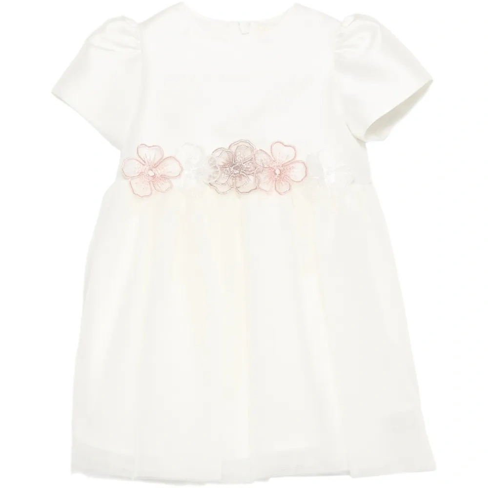 Платье с цветочными деталями