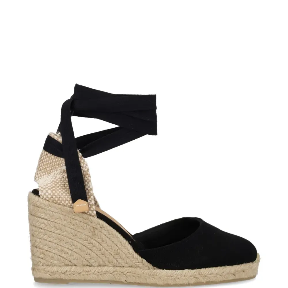 Эспадрильи Carina на каблуке с завязками Эспадрильи Carina на каблуке с завязками