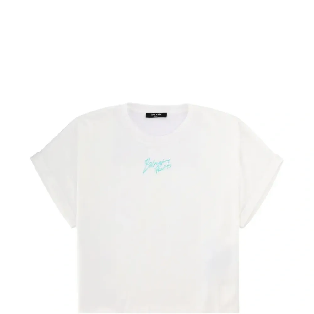 Футболка с подвернутыми рукавами