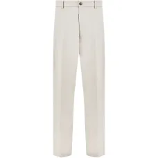 Плиссированные брюки широкого кроя Плиссированные брюки широкого кроя