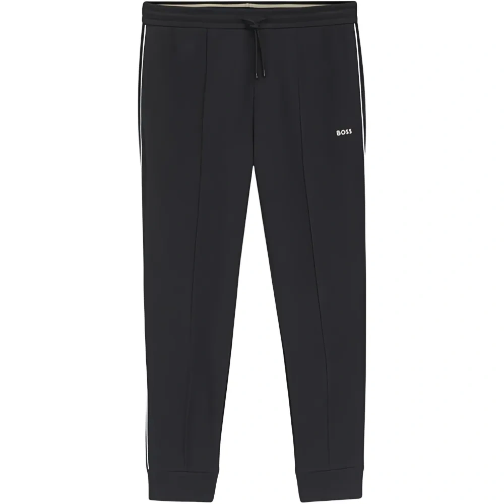 Трикотажные брюки с отделкой кантом