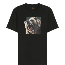 Футболка с принтом медведя