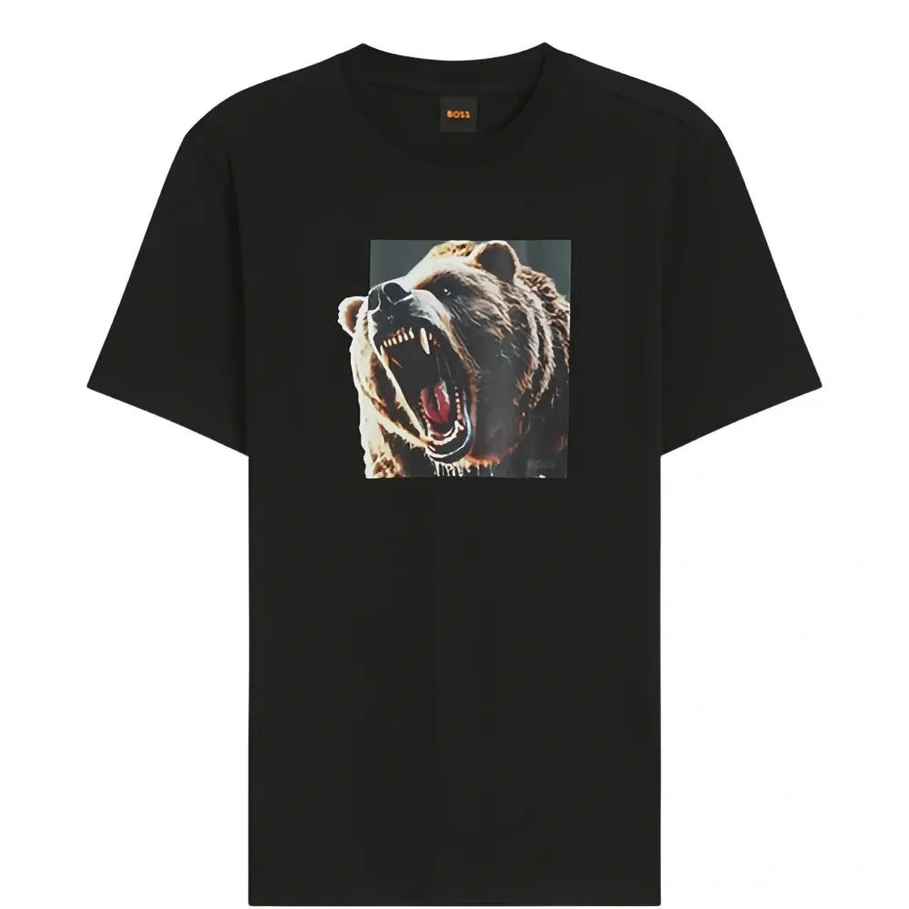 Футболка с принтом медведя