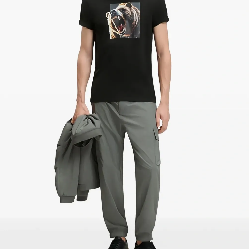 Футболка с принтом медведя