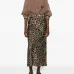 Миди-юбка с леопардовым принтом