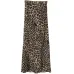 Миди-юбка с леопардовым принтом
