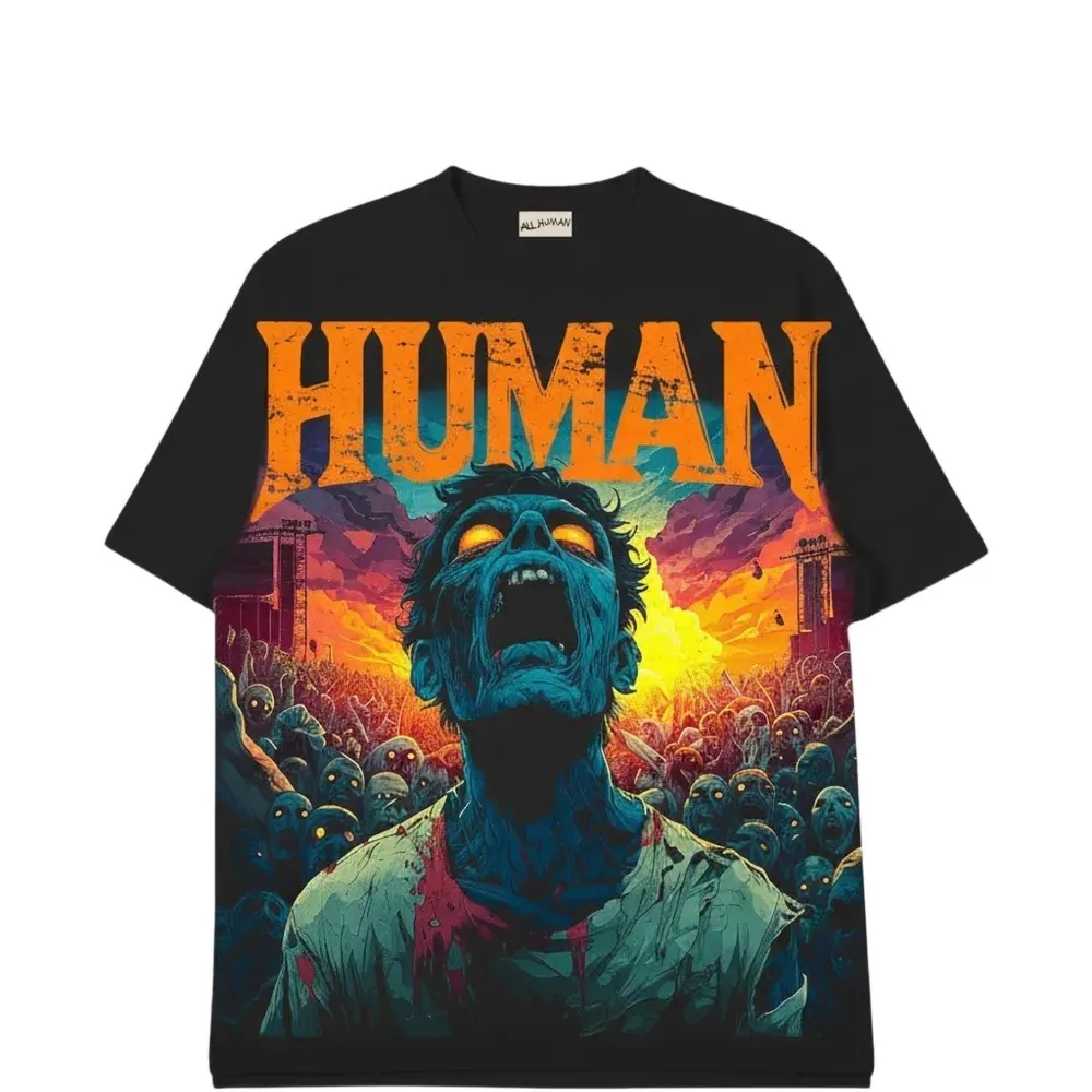 Футболка с принтом зомби