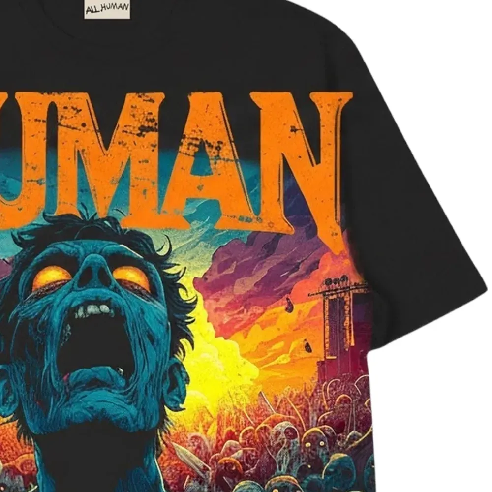 Футболка с принтом зомби