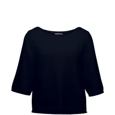 Вязаный свитер в рубчик