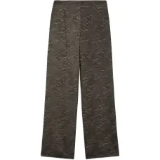 Жаккардовые брюки-палаццо