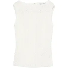 Фактурный жилет без рукавов