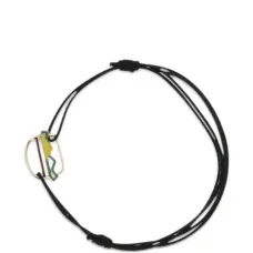 Браслет с регулируемым шнурком и подвеской в виде гамбургера