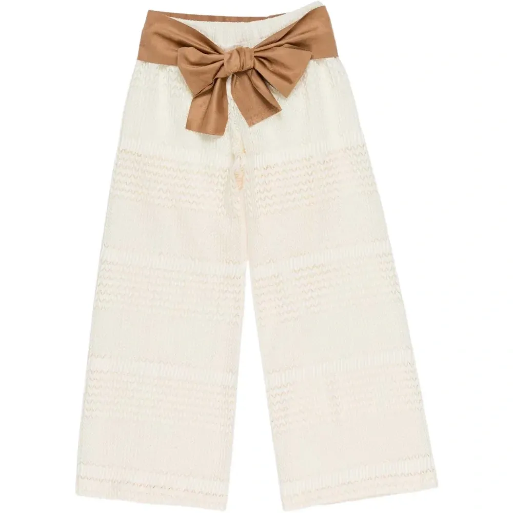 Брюки с бантом