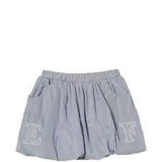 Юбка с вышитым логотипом