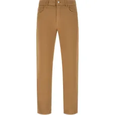 Джинсы прямого кроя с эффектом окрашивания изделия