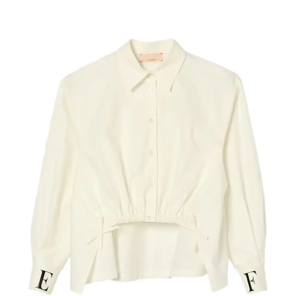 Рубашка с принтом-логотипом