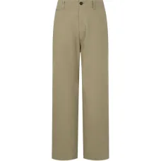 Хлопковые брюки прямого кроя