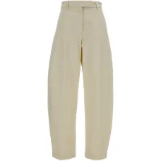 Брюки с высокой талией и широкими штанинами Брюки с высокой талией и широкими штанинами