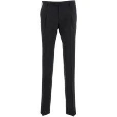 Брюки с защипами спереди