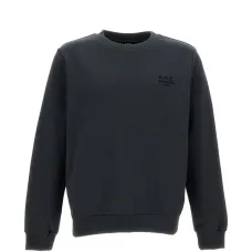 Трикотажный свитшот с вышитым логотипом