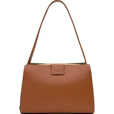 Сумка на плечо с тиснённым логотипом