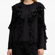 Блузка с оборками