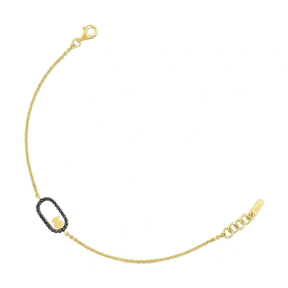 Браслет с украшением в виде медведя