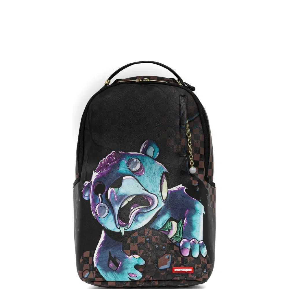 Рюкзак-медведь в клетку