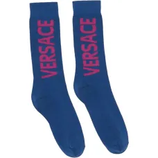 Носки с вертикальным логотипом